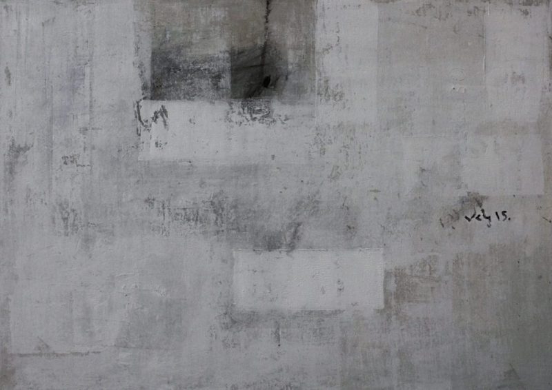 © Nguyen van Chung: The Wall 1 - Acrylic on canvas (50 x 70) - 2015