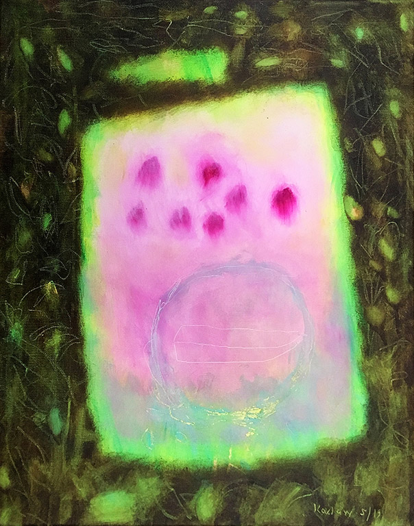 Das Mysterium der Heilung, 2019, Öl auf Leinwand, 50 x 40 cm