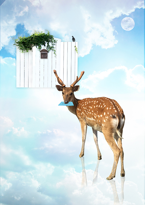 Deer messager by Ligin Lee