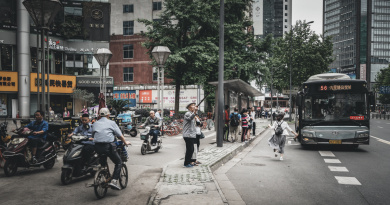 Chengdu China Streetscapes by Roman Wolczak