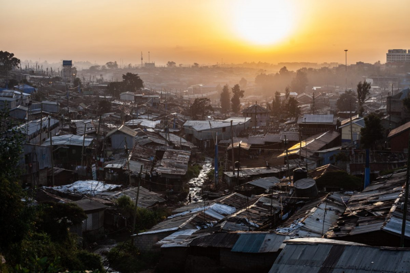 Kibera at Dawn by Kelvin Juma