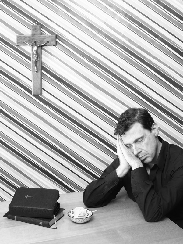 Tired of praying by Jürgen Sobkowiak