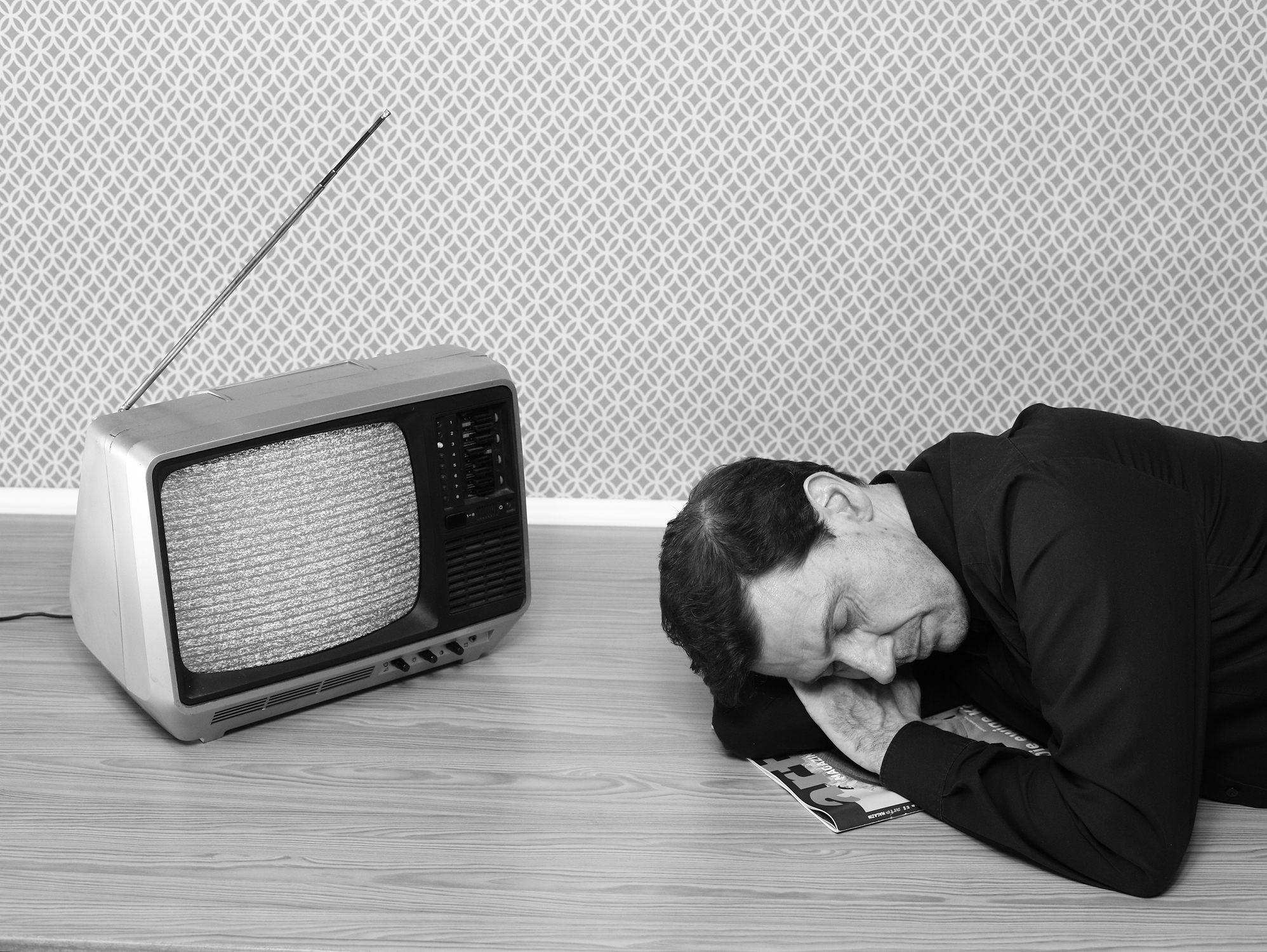Tired of watching TV by Jürgen Sobkowiak