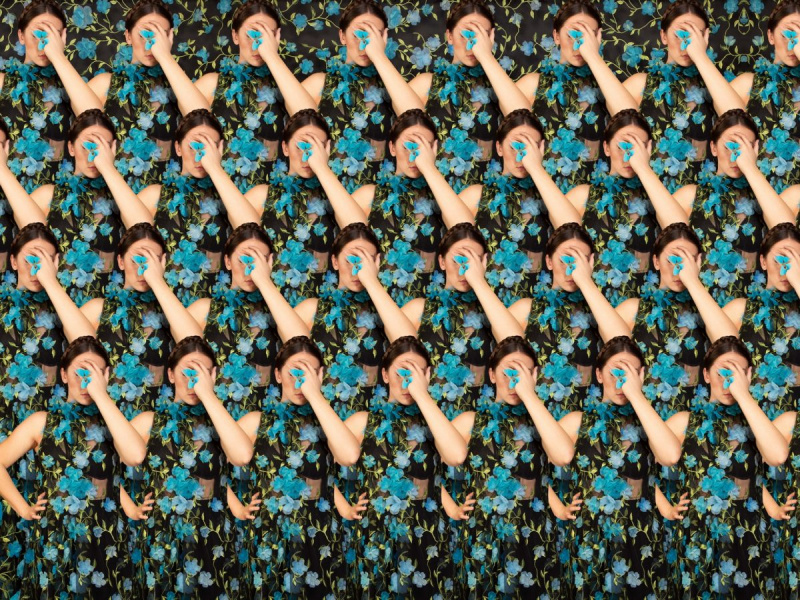 Claudia Rogge, Blue Velvet I, Lambda auf Alu-Dibond, 2022, 90 x 120 cm