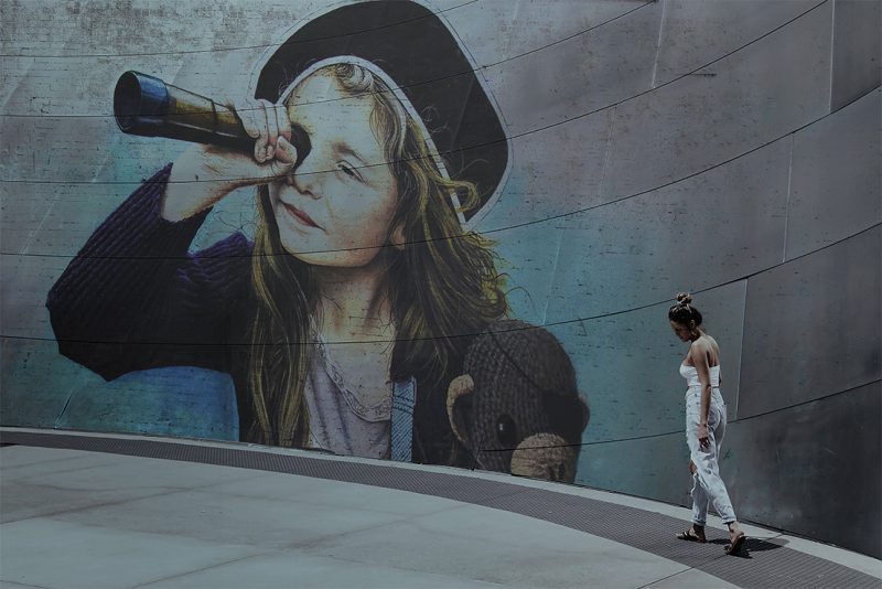 The young woman and the sea by Hermann Fuchs